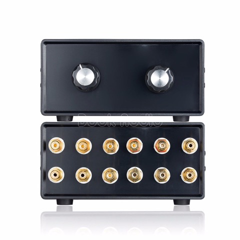 2022 Nobsound Mini HiFi Stereo 4-в-1-OUT RCA аудио сигнальный сплиттер/переключатель ► Фото 1/6