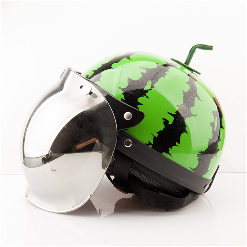 Новый мотоциклетный шлем, мотоциклетный полушлем для шлема с рисунком арбуза,  шлем with56CM-61CM - История цены и обзор | Продавец AliExpress -  Shop2992036 Store | Alitools.io