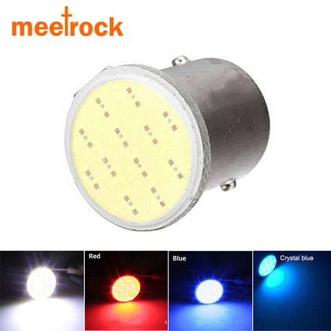 Meetrock большая акция cob p21w led 1156 ba15s 12SMD автомобильный светильник белый Мотоцикл Авто задний свет для парковки фонарь 12V ► Фото 1/4