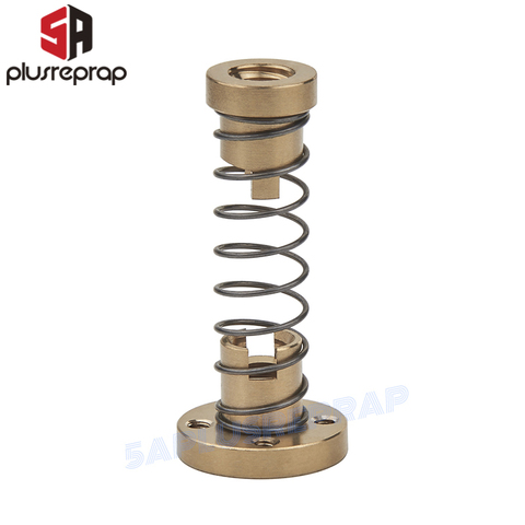 T8 гайка противоплюфтной пружины c M3 резьбой / гайка анти отскока для 8 мм acme винтовой стержень с резьбой /ведущий винт шурупа DIY ЧПУ 3D-принтеры ... ► Фото 1/6