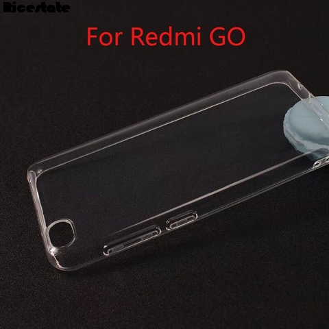 Кристально чистый силиконовый мягкий ТПУ чехол для глобальная версия Xiaomi Redmi GO 5,0 мобильный телефон задняя крышка Redmi GO прозрачный чехол ► Фото 1/6