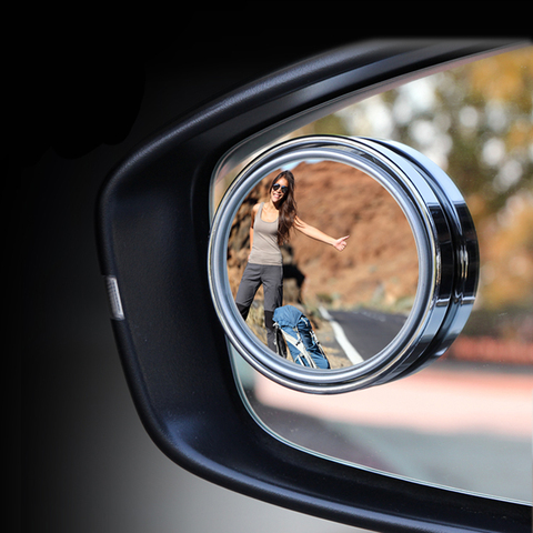 2x HD 360 градусов зеркало заднего вида для Toyota Corolla RAV4 Camry Prado Avensis Yaris Hilux Prius Land Cruiser ► Фото 1/6
