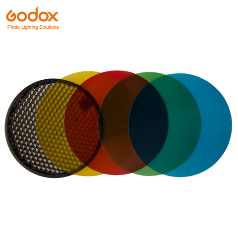 Аксессуары Godox для вспышки Speedlite аксессуары Godox Ad180 Ad360 AD200 фильтр для цвета (красный, синий, зеленый, желтый) ► Фото 1/6