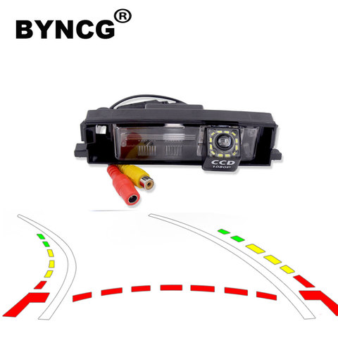 Интеллектуальная динамическая траектория треков заднего вида камера резервного копирования обратная парковочная камера для Toyota RAV4 RAV-4 ... ► Фото 1/6