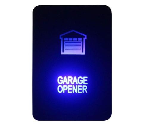 Переключатель 12 В, 3 А, Синий светодиодный механизм открывания гаража, мгновенный ВКЛ-ВЫКЛ, кнопочный переключатель для Toyota 2015 Hilux Prado 150 200 Rav4 ► Фото 1/4