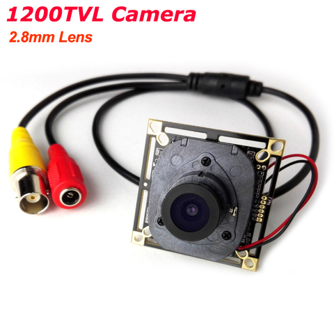 HD 1200TVL CMOS 960H IR CUT фильтр камеры безопасности 2,8 мм объектив Мини-Модуль платы ► Фото 1/3