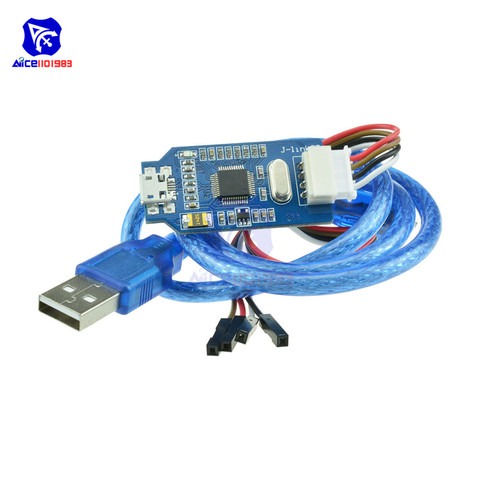 Эмулятор OB ARM, отладчик, программатор, загрузчик, замена V8 SWD M74 для Arduino J-Link с кабелем Micro USB, 4-контактный Джампер ► Фото 1/5