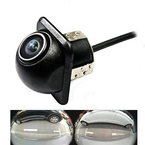 180 градусов CCD HD ночное видение Автомобильная камера автоматический задний вид/передний вид/боковой вид универсальная камера AHD CVBS водонепроницаемая ► Фото 1/6