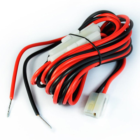 Черный, Красный DC мощность кабель Шнур для мобильного радио YAESU Icom Kenwood 3 м мощность шнуры удлинитель шнуры ► Фото 1/6