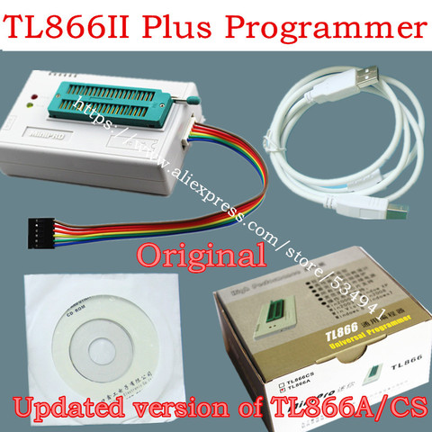 Программатор V10.22 XGecu TL866II Plus, USB-программатор nand flash 24 93 25 mcu Bios EPROM, замена TL866CS/TL866A Progrmamer ► Фото 1/6