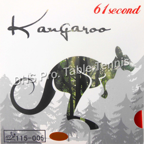 61second kangaroo Pips-in резина для настольного тенниса с белой губкой ► Фото 1/6