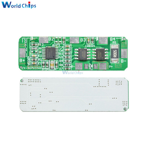 Защитная плата для литий-ионных аккумуляторов, 4 упаковки, PCB BMS, от 4,25 до 4,35 в до 2,3-3,0 В ► Фото 1/6