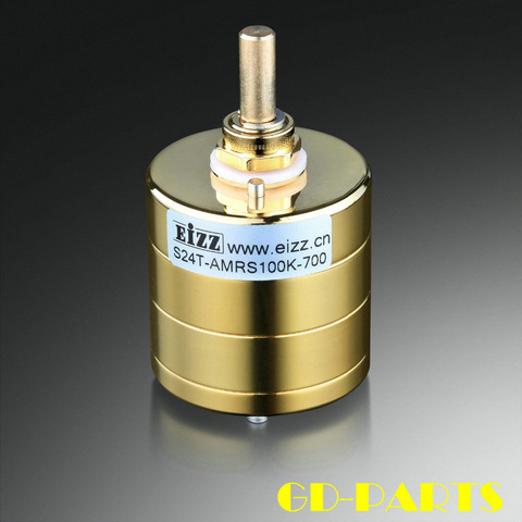 EIZZ Премиум золото 24-ступенчатый стерео аттенюатор громкость потенциометр 10K 100K 250K ARMS резистор для Hi-Fi аудио винтажный трубный AMP DIY ► Фото 1/6