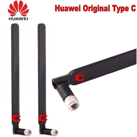 Оригинальная Внешняя Антенна HUAWEI 4G LTE 2x для B593 B890 B880 SMA C-type Black ► Фото 1/1