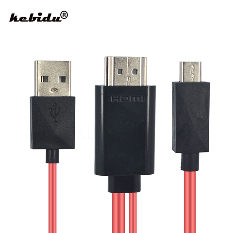 Kebidu Micro USB 11 pin к HDMI HDTV адаптер для Android телефона для Micro USB для Samsung Galaxy AV видео кабель 1080p HD новейший ► Фото 1/6