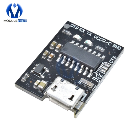 Для WEMOS CH340G CH340 коммутатор 5 в 3,3 В Micro USB для последовательной модульной платы для Arduino Downloader Pro Mini ► Фото 1/6