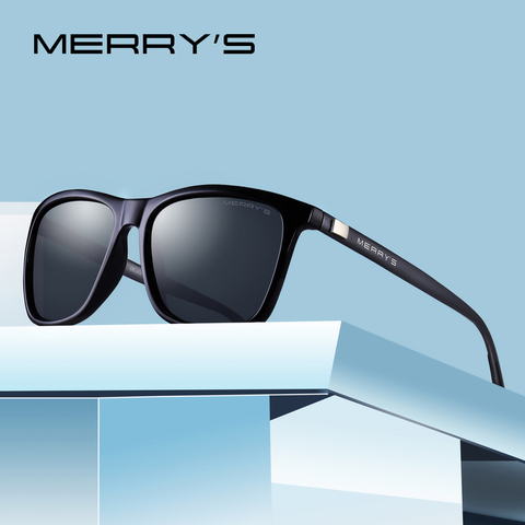 Мужские и женские солнцезащитные очки MERRYS в стиле ретро с алюминиевыми поляризационными линзами S8286 ► Фото 1/6