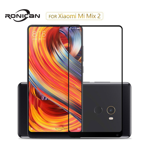 Стекло для Xiaomi Mi Mix 2 с полным покрытием, закаленное стекло для Xiaomi Mi Mix 2S, защита экрана 5,99 дюйма для Xiomi Mix 2s, защитное стекло ► Фото 1/6