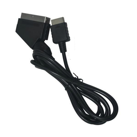 Проводной кабель RGB SCART 1,8 м/6 футов TV AV для игровых консолей Sony Playstation PS2 PS3 Slim Line ► Фото 1/2