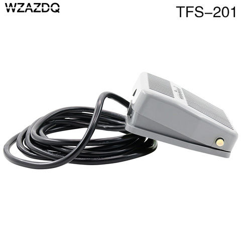 WZAZDQ ножной переключатель TFS-201 педаль переключатель сброса провода 2 м 220V10A ► Фото 1/5