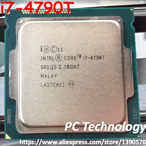 Оригинальный процессор Intel core i7 4790T SR1QS, 2,70 ГГц, 8 Мб, 45 Вт, четырехъядерный процессор, ЦП LGA1150, 22 нм, бесплатная доставка ► Фото 1/1