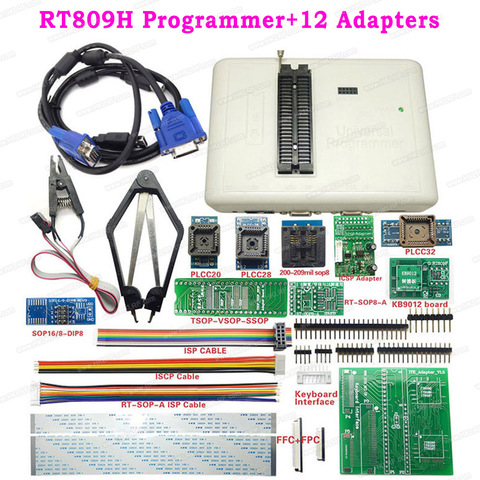 RT809H RT809F EMMC-Nand FLASH чрезвычайно быстрый Универсальный программист лучше, чем Minipro TL866II PLUS USB программатор ► Фото 1/6