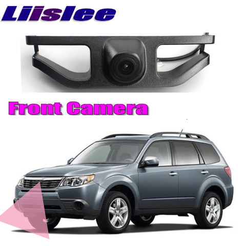 Передняя камера LiisLee для Subaru Forester SH 2009-2013, сетчатая камера с ручным управлением, фронтальная камера ► Фото 1/6