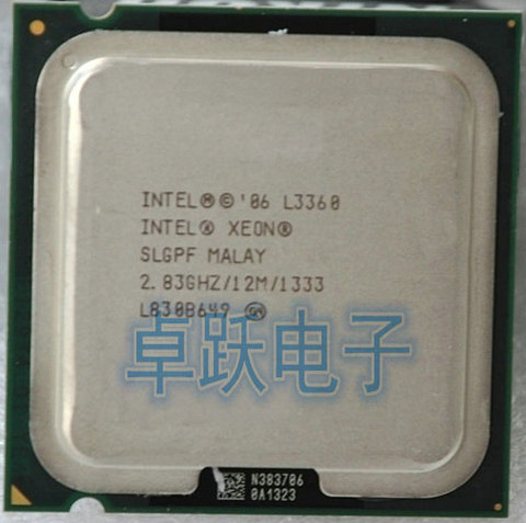Для процессора Intel L3360 (2,83 ГГц/12 МБ/1333 дюйма) LGA 775 Бесплатная доставка ► Фото 1/1