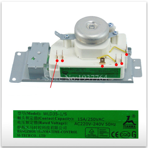 1 шт аксессуары микроволновой печи Микроволновая печь таймер WLD35-1/S WLD35-2/S 6 штепсельной вилки ► Фото 1/2