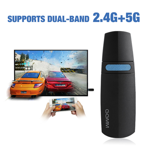 GGMM мини телевизор Miracast TV Stick Android Dongle WiFi беспроводной мини HDMI ТВ-тюнер 5G/2,4G DLNA AirPlay потоковая ТВ-палка для ios YouTube ► Фото 1/6