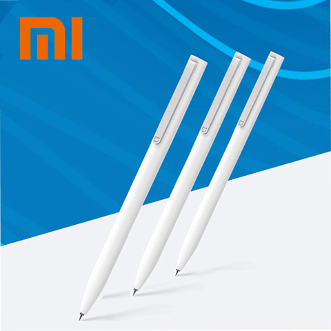 Оригинальные ручки для подписей Xiaomi Mijia 9,5 мм, ручки для подписей Mijia с черными стержнями PREMEC, гладкие швейцарские стержни MiKuni, японские чернила ► Фото 1/6