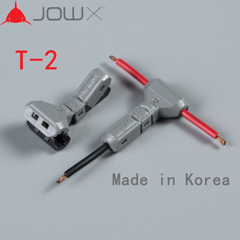 JOWX Φ 10 шт. 18AWG 0,75 кв. мм Автомобильные разъемы, клеммы, не отклеиваемые, Т-образный, соединительный провод, соединительный быстроразъемный Обж... ► Фото 1/6