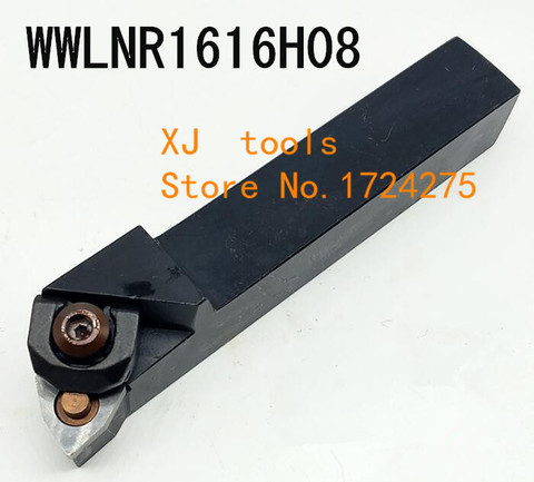 Токарный инструмент с ЧПУ WWLNR1616H08/ WWLNL1616H08, токарные инструменты для металла, токарные станки, внешний токарный инструмент W-Type WWLNR/L ► Фото 1/1