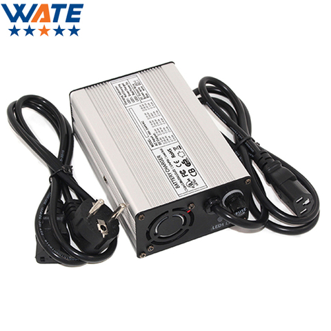 Зарядное устройство WATE 54,6 в, 2 А, 13S, 48 В, зарядное устройство для литий-ионных аккумуляторов Lipo/LiMn2O4/LiCoO2, зарядное устройство для аккумуляторо... ► Фото 1/6