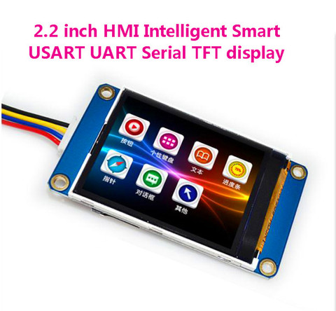 2,2 ''2,2 дюймовый экран, Встроенный последовательный SPI USART HMI, Интеллектуальный графический процессор GPU TFT, ЖК-модуль 240*320 ► Фото 1/1