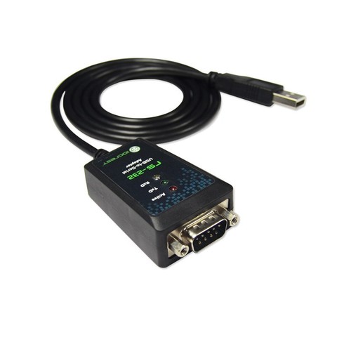 Высококачественный кабель-преобразователь USB 2,0 в последовательный адаптер DB9 9Pin, длина чипсета FTDI, поддержка USB 1 м в RS232, WIN10 ► Фото 1/6