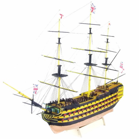 HMS Victory 1765 Западный деревянный парусник, комплект модели корабля британского Королевского морского флота ► Фото 1/5