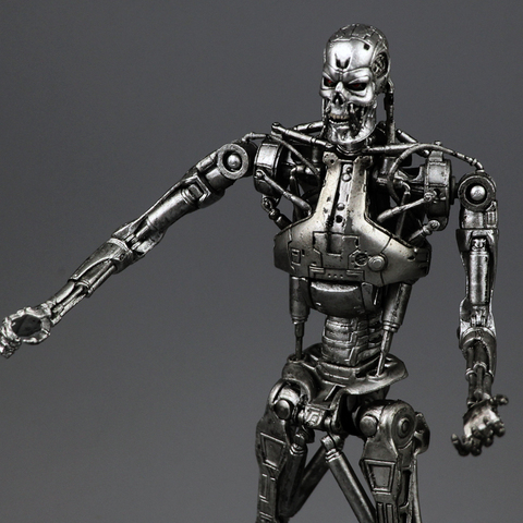 Фигурка NECA The Terminator 2 из ПВХ, экшн-фигурка T800 Cyberdyne Showdown, игрушка 7 дюймов 18 см, новая коробка, бесплатная доставка ► Фото 1/6