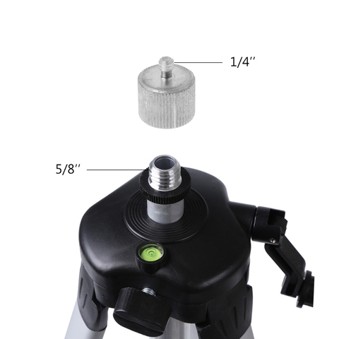 Адаптер от 5/8 до 1/4 дюймов для лазерного уровня с резьбой 1/4 и дальномера, штатив 5/8 дюйма ► Фото 1/6