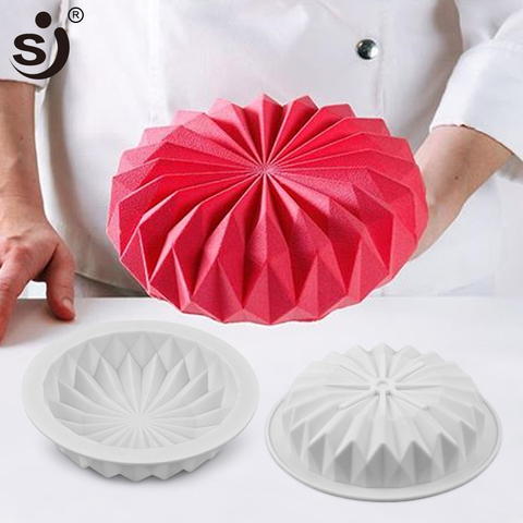 SJ 3D силиконовая форма для торта, для украшения, силиконовые инструменты, Рождественский поднос для выпечки, инструменты, конфеты для десерт... ► Фото 1/6