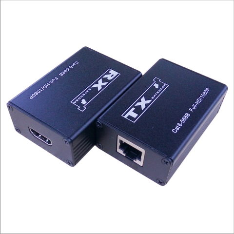 Hdmigo 30 М HD 1080P HDMI удлинитель RJ45 1x1 сплиттер HDMI отправитель приемник HDMI кабель с Cat6 RJ45 кабель для ПК HDTV HD30 ► Фото 1/4