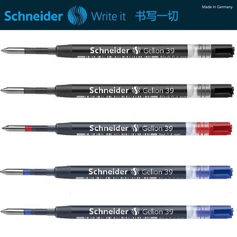 Немецкая оригинальная гелевая ручка Schneider 39, картридж для заправки, европейский стандарт G2 ► Фото 1/5