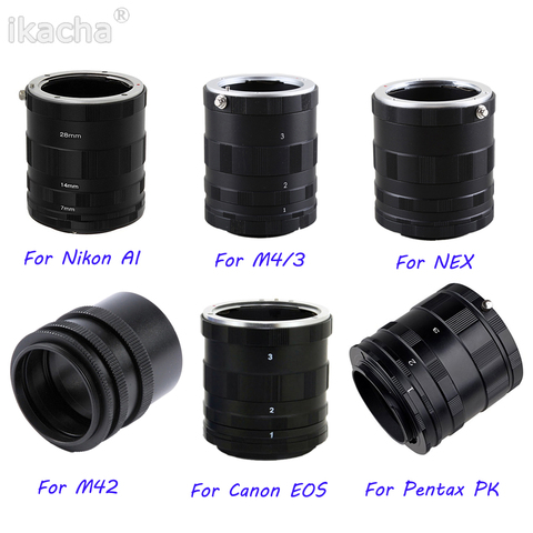 Удлинительное макрокольцо для камеры M42 для Canon Nikon Pentax Olympus M4/3 для NEX ► Фото 1/6
