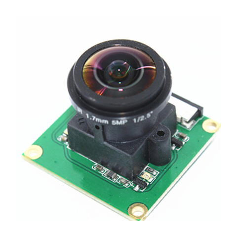 Модуль камеры Raspberry Pi OV5647 5 МП, широкий угол обзора 175 градусов, объектив «рыбий глаз», Raspberry Pi 3/2, Модель B, модуль камеры ► Фото 1/6