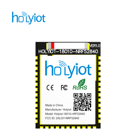 FCC CE Holyiot 18010 скандинавский nRF52840 Bluetooth 5 модуль Bluetooth низкая энергия для BLE Mesh ► Фото 1/2