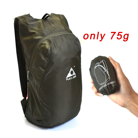 Только 75 г складной нейлоновый водонепроницаемый рюкзак ультралегкий унисекс сумка через плечо ► Фото 1/6
