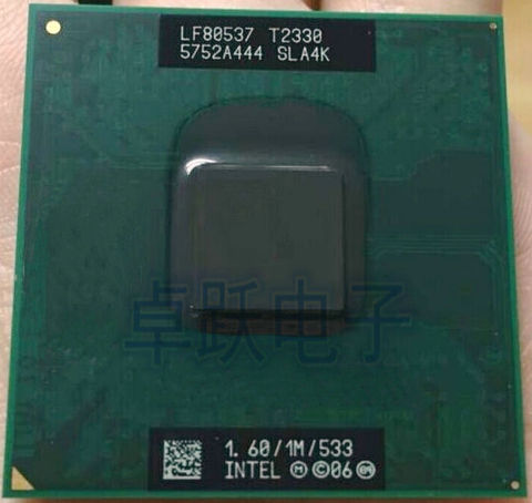 Процессор Intel для ноутбука T2330 SLA4K 1,60/1M/533, разные детали, бесплатная доставка ► Фото 1/1