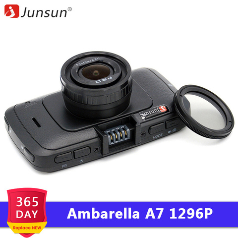 Junsun A790 Ambarella A7LA70 Автомобильная видеорегистрационная камера GPS с Speedcam 1296P Full HD 1080p 60Fps Видеорегистратор Регистратор Dash Cam ► Фото 1/5