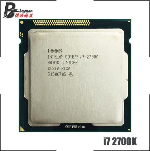 Процессор Intel Core i7-2700K i7 2700K 3,5 ГГц четырехъядерный процессор 8 Мб 95 Вт LGA 1155 ► Фото 1/1