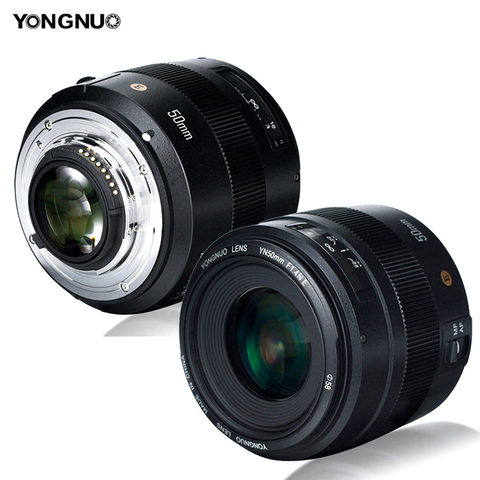 YONGNUO YN50mm F1.4N E, яркая Большая диафрагма, автофокус, MF 50 мм, стандартный основной объектив, прямой обзор, фокусировка для цифровой зеркальной камеры Nikon ► Фото 1/1